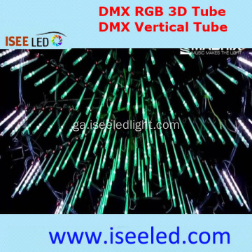 Ceol 3D DMX Tube Light Madrix Comhoiriúnach